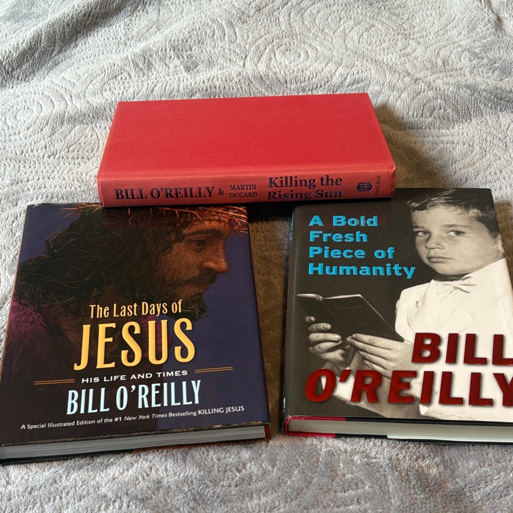 Bill O'Reilly 3 Lot Hardcover Book Set